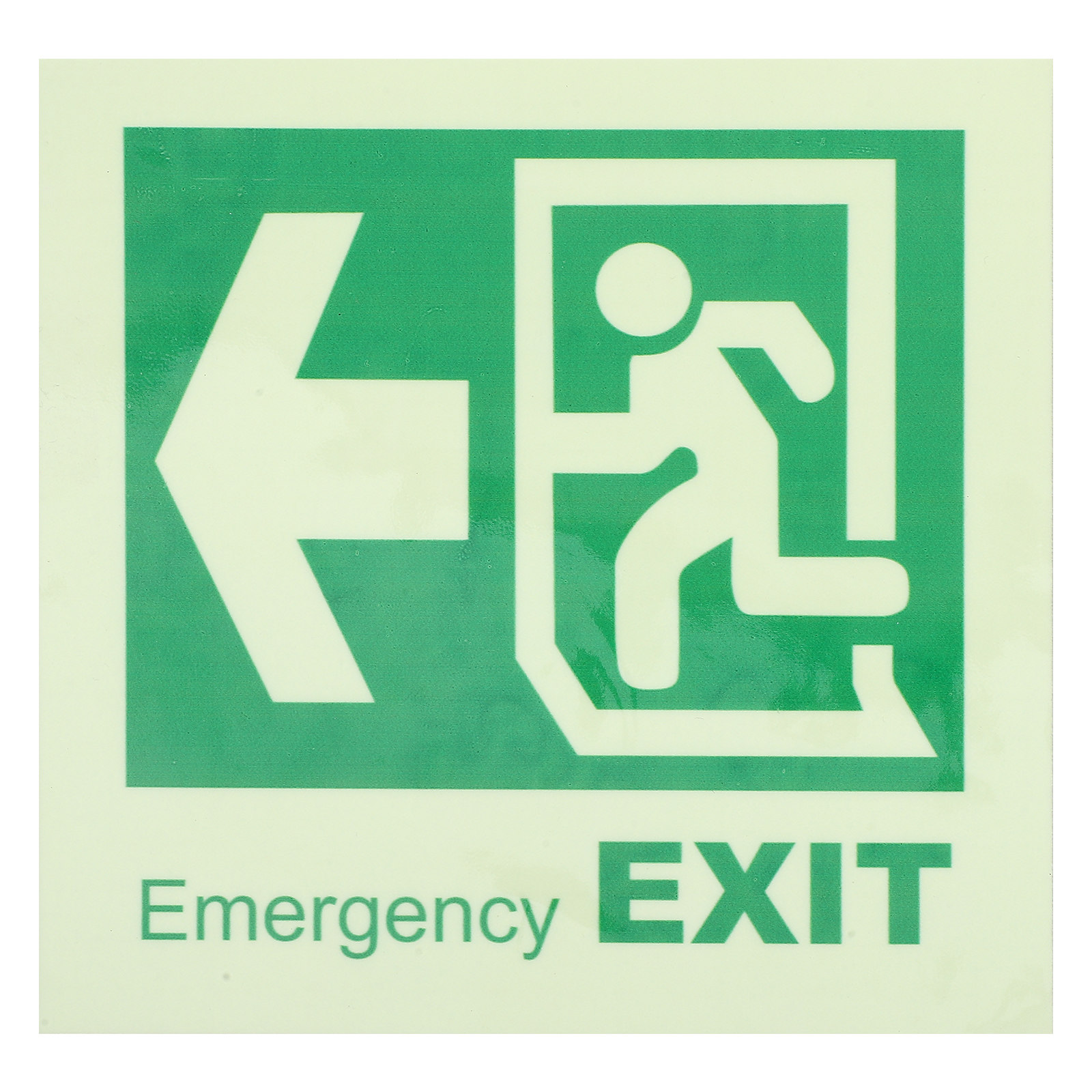 Emergency Exit Sign - Stiker Lantai Bercahaya untuk Tanda Darurat