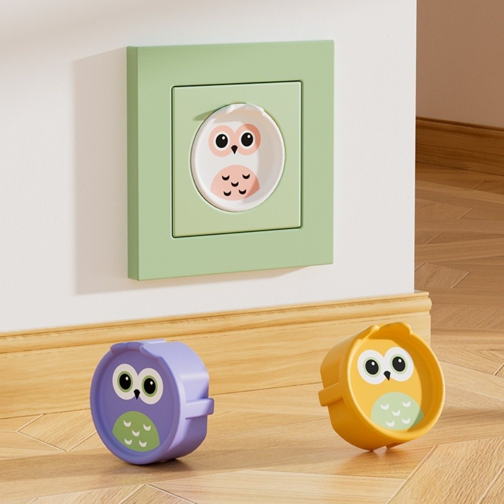 Outlet Cover Baby - 5 buah Penutup Soket Silikon Lembut