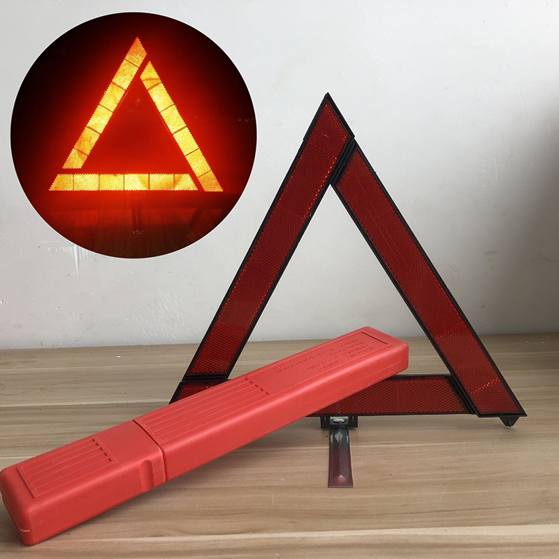 Emergency Exit Sign - Tripod Mobil Lipat Tanda Berhenti Reflektor