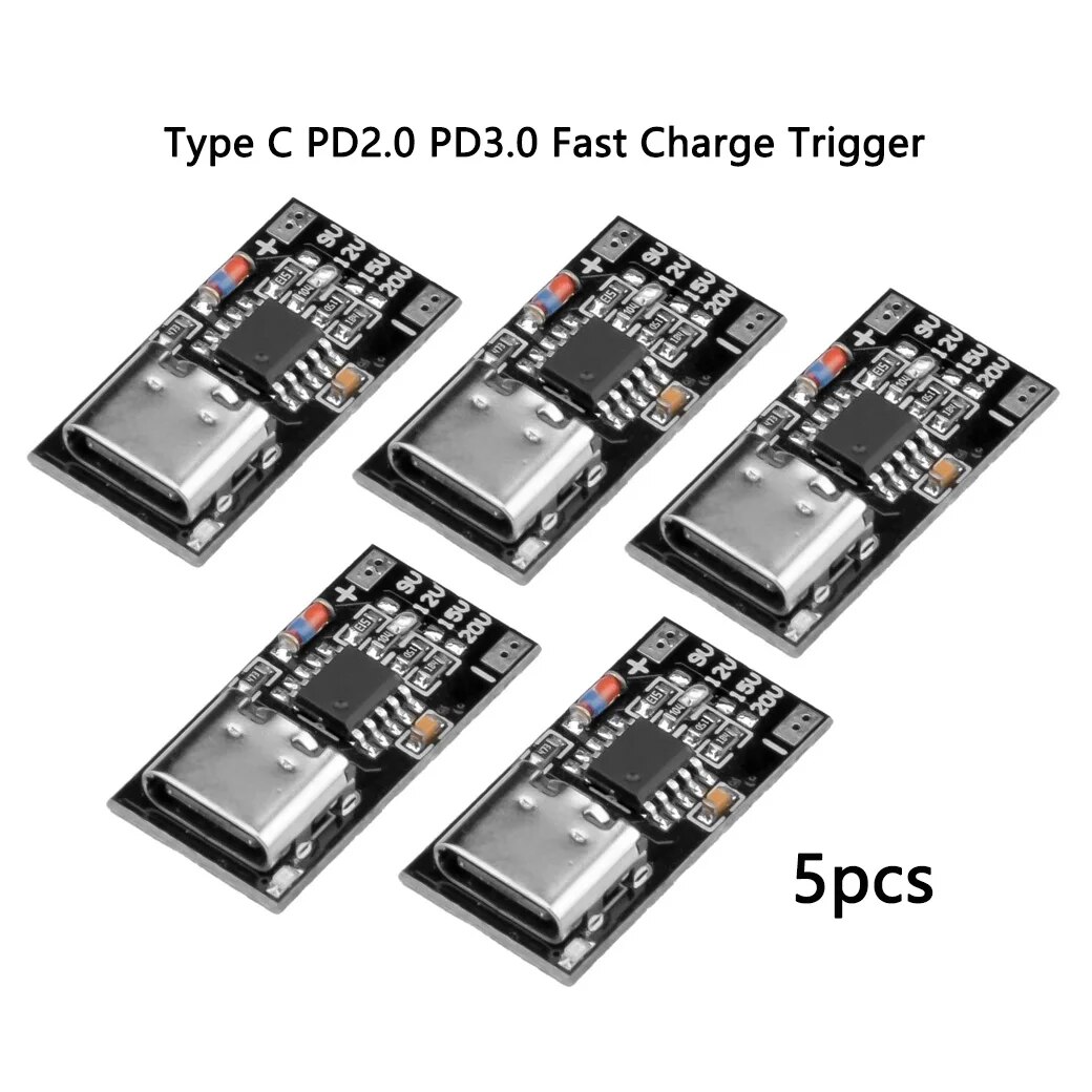 Co Detector Plug - Detektor suara, 5 buah Tipe C
