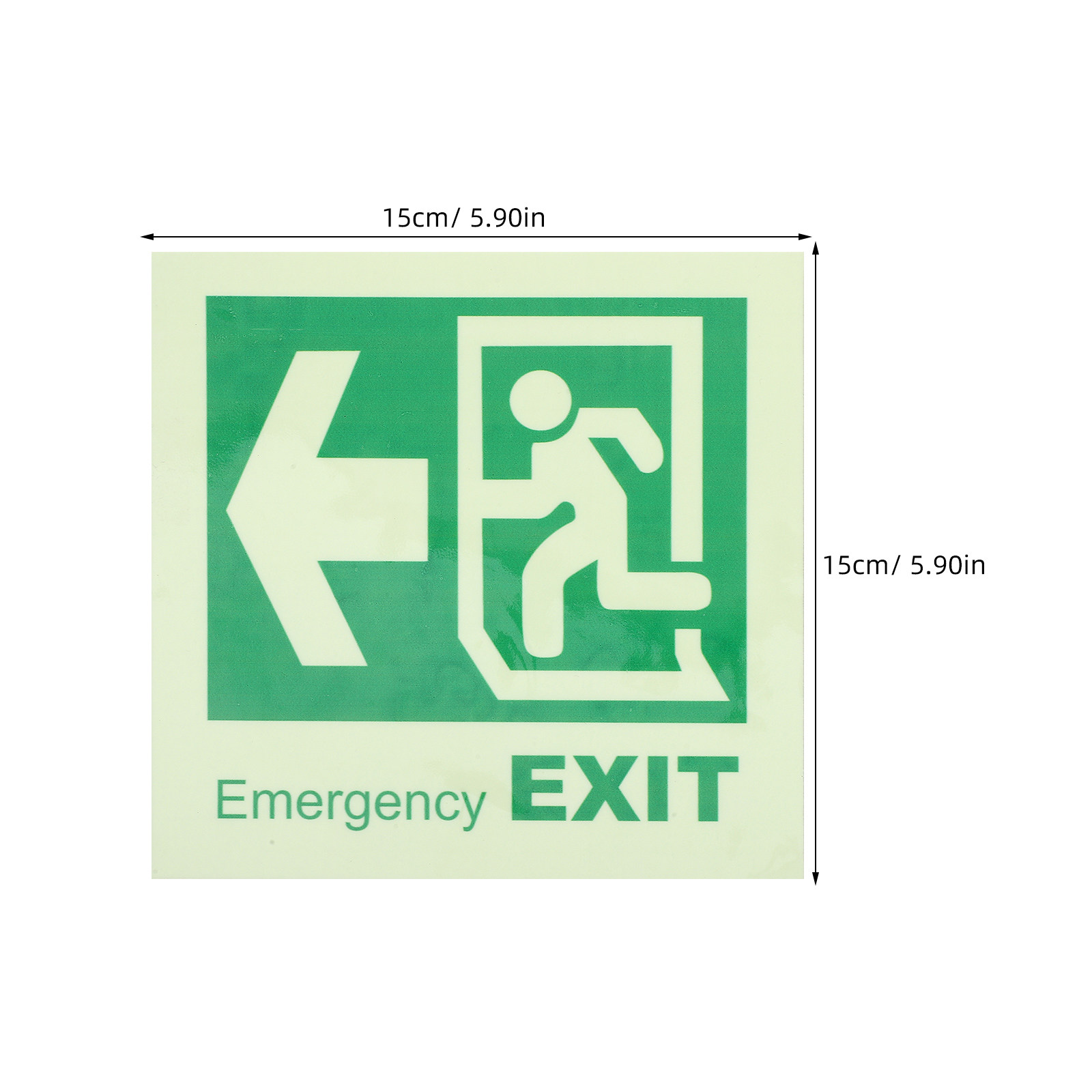 Stiker Lantai Bercahaya untuk  - Emergency Exit Sign ulasan dan harga