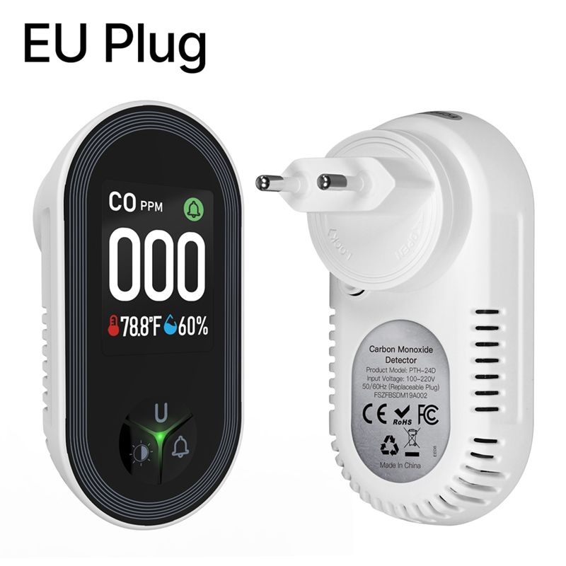 Monitor CO Bawaan Peringatan S - Co Detector Plug ulasan dan harga