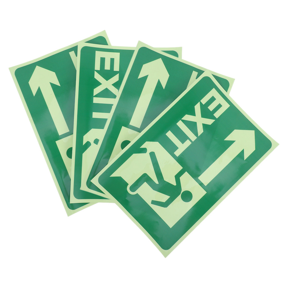 4Pcs Stiker Tanda Keluar Berca - Emergency Exit Sign ulasan dan harga