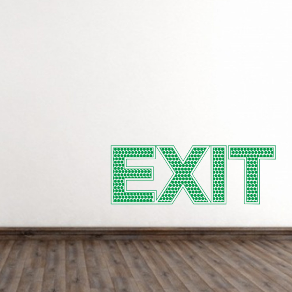 Stiker Dinding Pintu Darurat B - Emergency Exit Sign ulasan dan harga