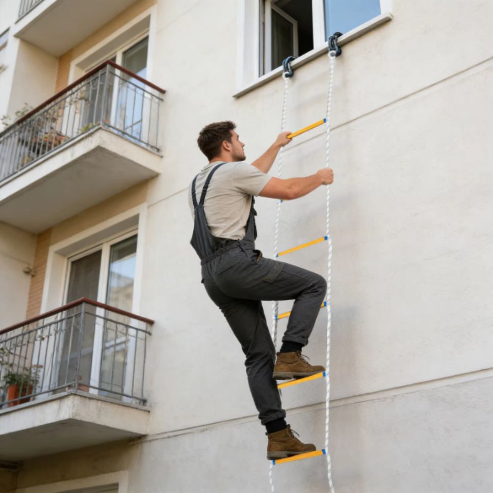 Tangga Tali Berinsulasi, Tangg - Fire Escape Ladder ulasan dan harga